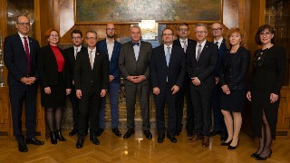 Delegation at the residence of the Mayor of Prague
