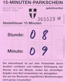 purple parking voucher