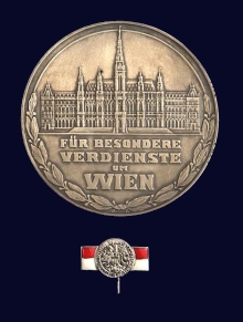 Ehrenmedaille der Bundeshauptstadt Wien in Silber