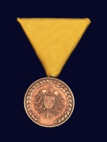 Medaille fr Verdienste im Wiener Feuerwehr- und Rettungswesen in Bronze