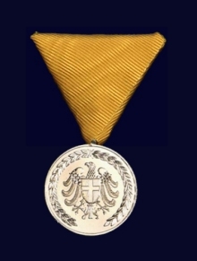 Medaille fr Verdienste im Wiener Feuerwehr- und Rettungswesen in Silber