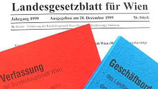 Das Landesgesetzblatt fr Wien und die Geschftsordnung als Printprodukt