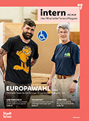 Cover of the current wien.at aktuell magazine