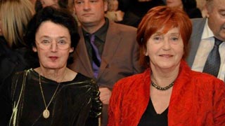Ina Wagner und Valie Export (rechts)