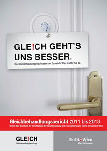 Cover des Gleichbehandlungsberichts 2011 bis 2013