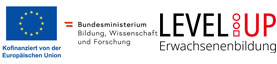 Logos Initiative Erwachsenenbildung, Europäische Union und Bundesministerium für Bildung, Wissenschaft und Forschung