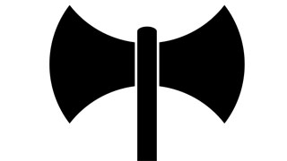Symbol einer Doppelaxt