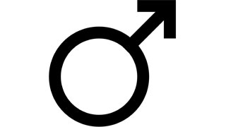 Symbol aus einem Kreis und einem Pfeil nach rechts oben