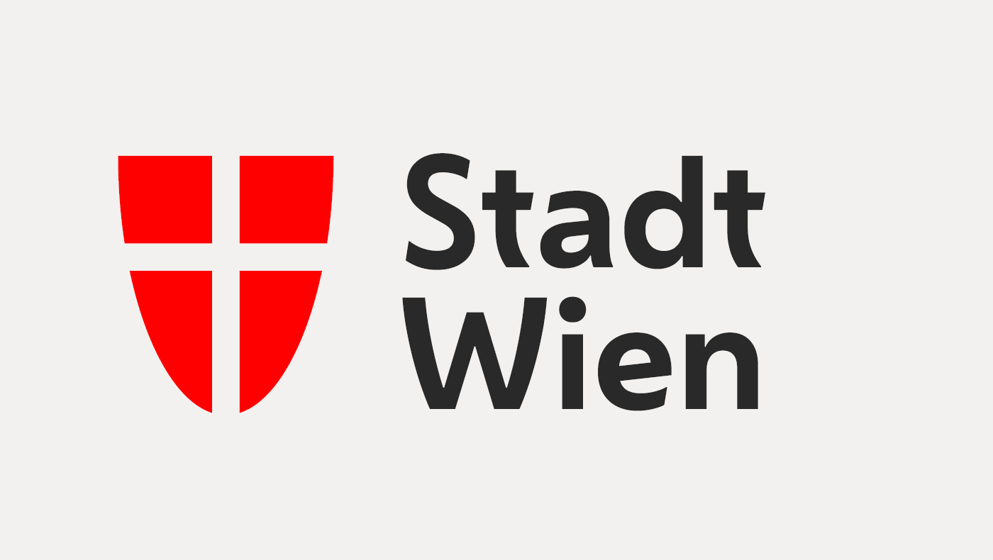 Logo der Stadt Wien auf hellgrauem Grund