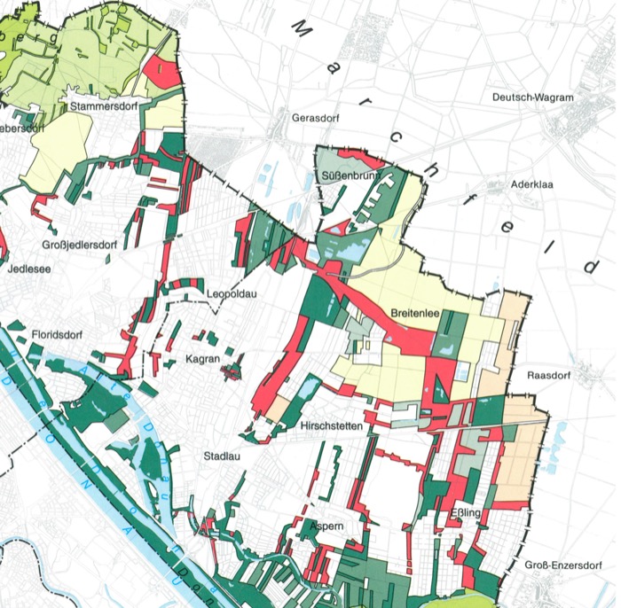 Ein 1000-Hektar-Plan der Bezirke 21. und 22.