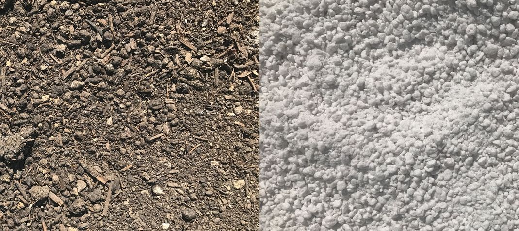 Fotos von unterschiedlichen Füllmaterialien (Kompost, Perlite)
© GREEN4CITIES