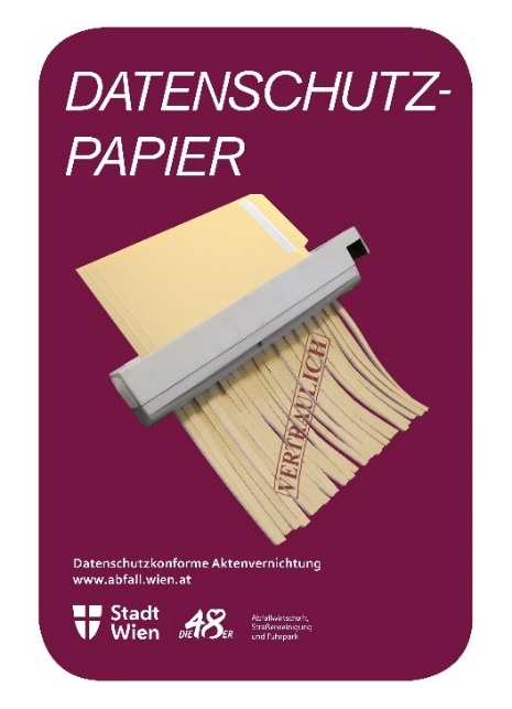 Bild von Papier das geschreddert wird