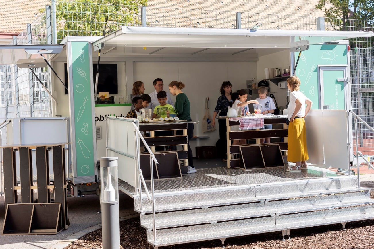 Abbildung: Der FoodTrailer der Stadt Wien - Umweltschutz. © PID/Dujmic 