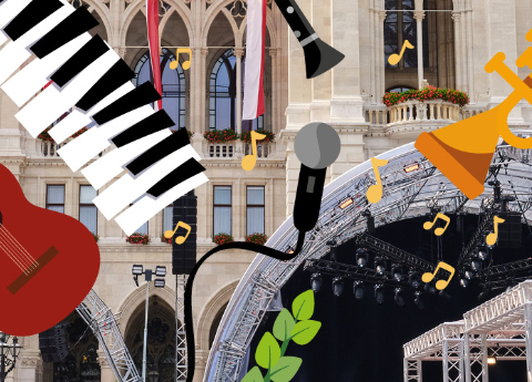 Cover-Illustration – Für Wien arbeitende Menschen