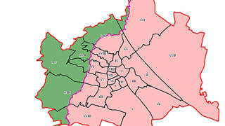 Kartendarstellung der Zone fr die Bewilligungspflicht fr Erdwrmesonden