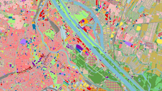 Ausschnitt aus der Realnutzungskartierung der Stadt Wien 2016