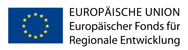 EU-Logo mit Schrift "Europäischer Fonds für Regionale Entwicklung"