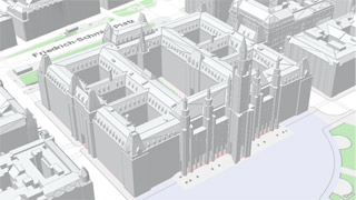 Planausschnitt: Gebäudemodell