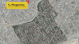 Luftbildkarte des 8. Wiener Gemeindebezirks