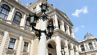 Fassade der Hauptuni Wien