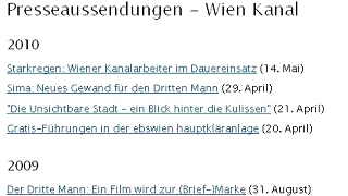 copyright: Stadt Wien Screenshot Presseaussendungen