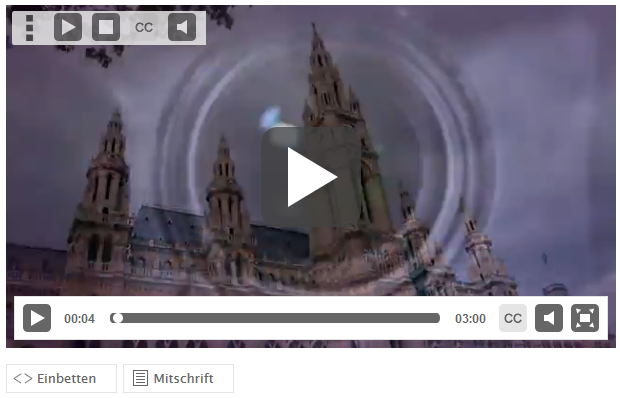 Screenshot wien.at Videoplayer