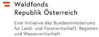Waldfonds-Logo und Schriftzug