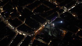 Luftaufnahme, Stephansplatz, Nacht