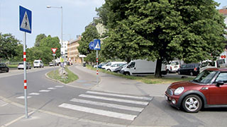 Unter Donaustrae Kreuzung Franzensbrckenstrae