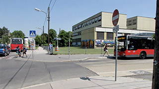 Kreuzungsbereich Jochbergengasse - denburger Strae