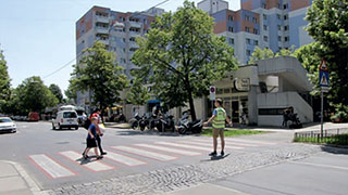 Kreuzungsbereich Preburger Gasse - Mitterhofergasse