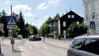 Kreuzungsbereich Httelbergstrae - Freyenthurmgasse