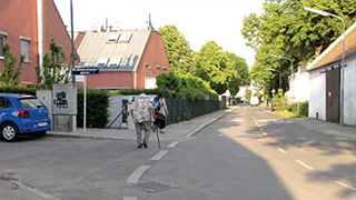 Kreuzungsbereich Friedhofstrae - Kstenbaumgasse