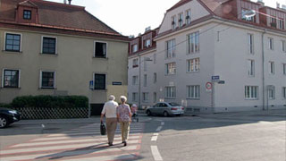 Kreuzungsbereich Oswaldgasse - Hoffingergasse