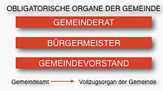Obligatorische Organe der Gemeinden: Gemeinderat - Brgermeister - Gemeindevorstand