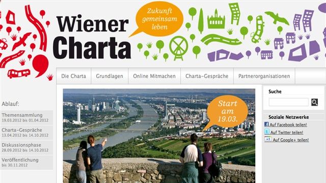 Mediengespräch des Bürgermeisters: Wiener Charta