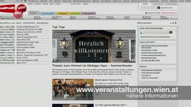 Veranstaltungsdatenbank: Wiener Operettensommer 2012