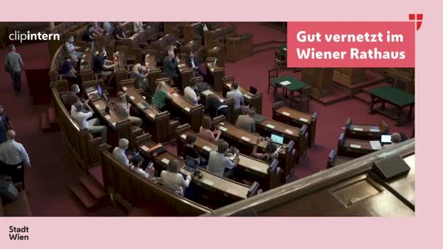Gut vernetzt im Wiener Rathaus