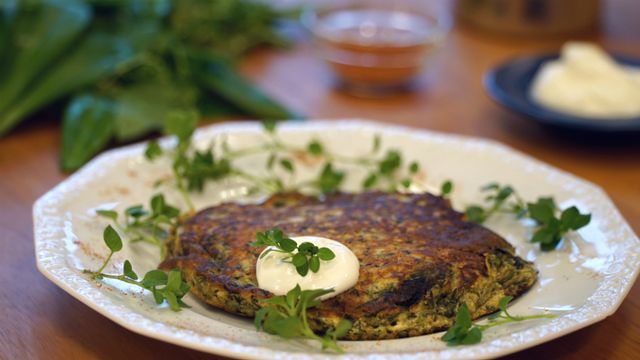 Rezept des Monats: Bärlauch-Vogelmieren-Omelett
