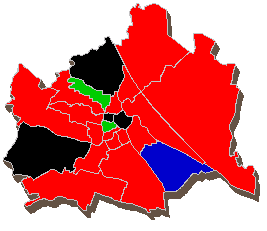 Strongest party per district